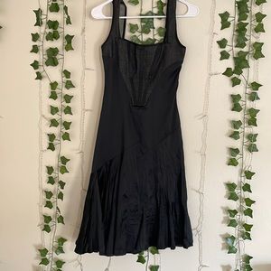 Black real silk Roberto Cavalli dress